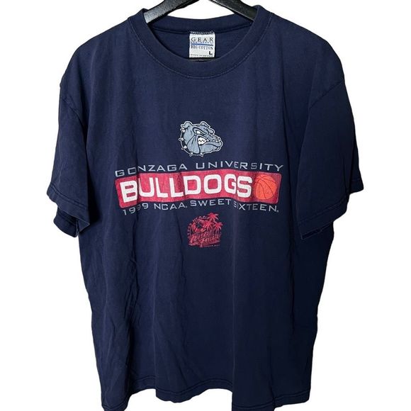 VTG 1999 Gonzaga NCAA Sweet 16 T Shirt Large - Picture 1 of 3